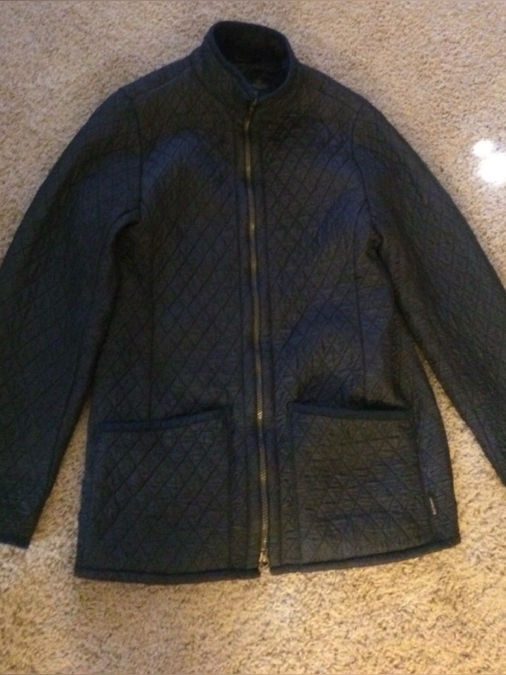 Barbour Navy Quilted Jacket